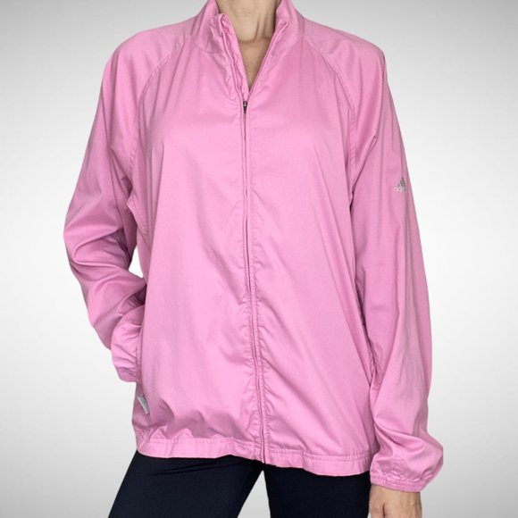 Adidas Light Pink Windbreaker Jacket - Picture 5 of 9